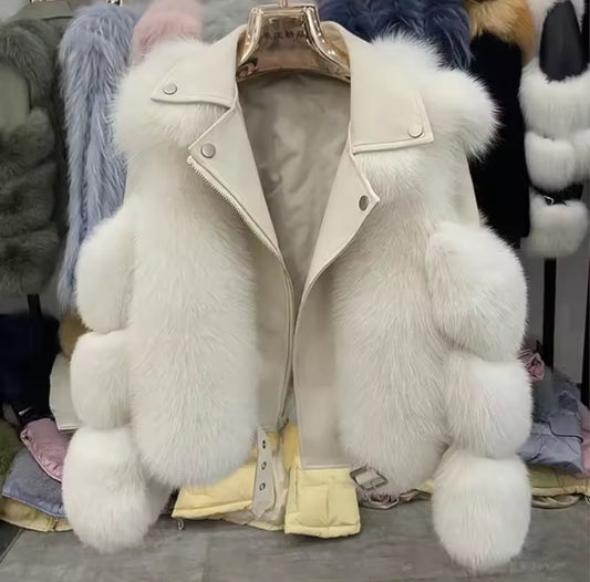 Leather X Fox Fur Jackets