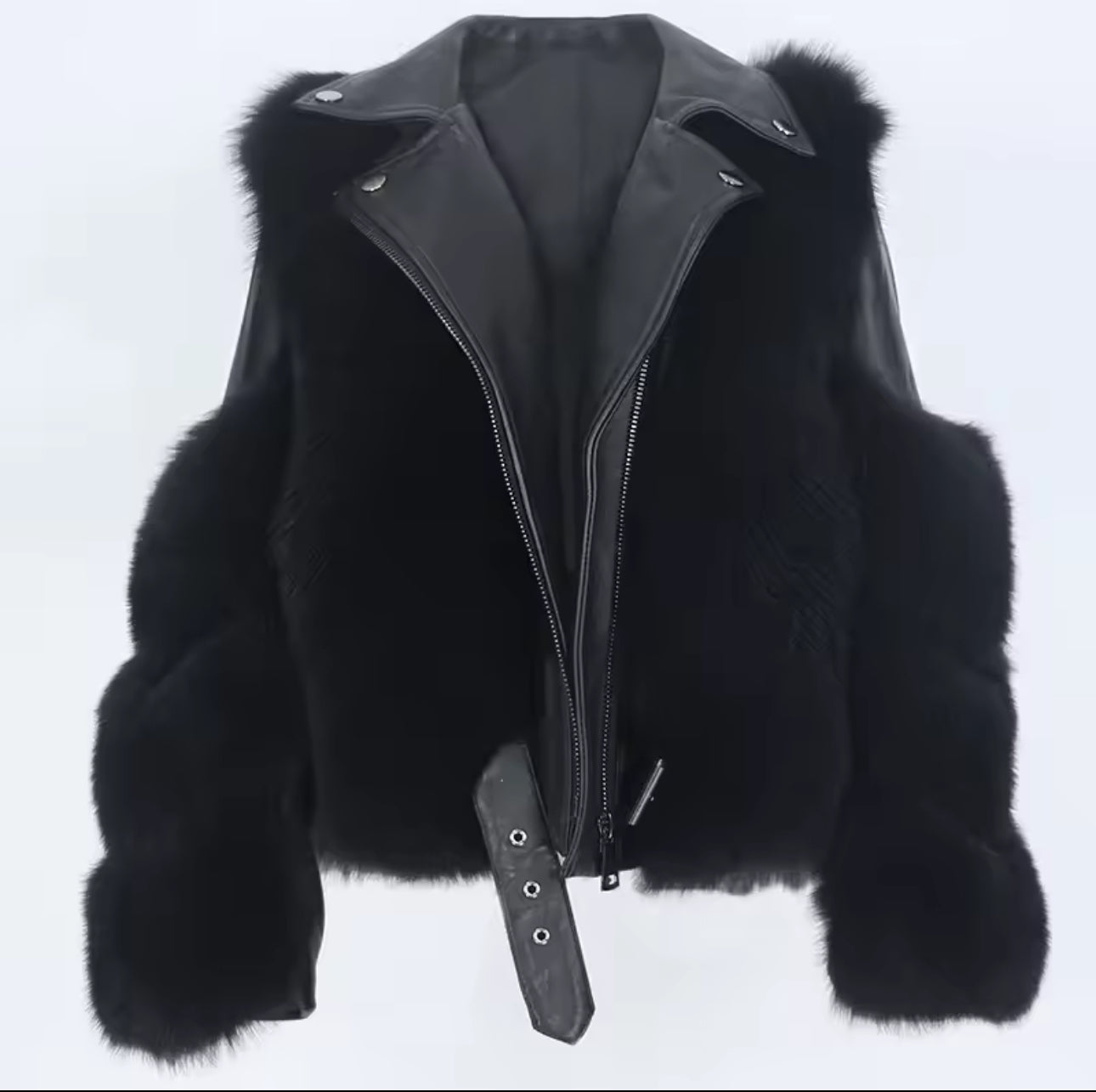 Leather X Fox Fur Jackets