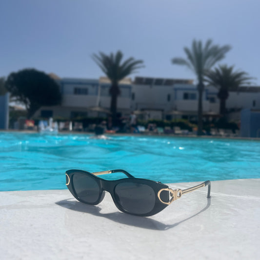 ‘Maldives’ Black Sunglasses