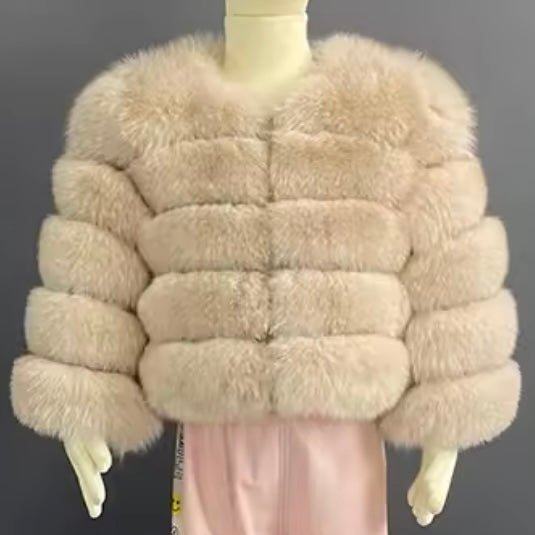 Mini’s Fox Fur Coats ‘Neutrals’ (10/18 Day Delivery)
