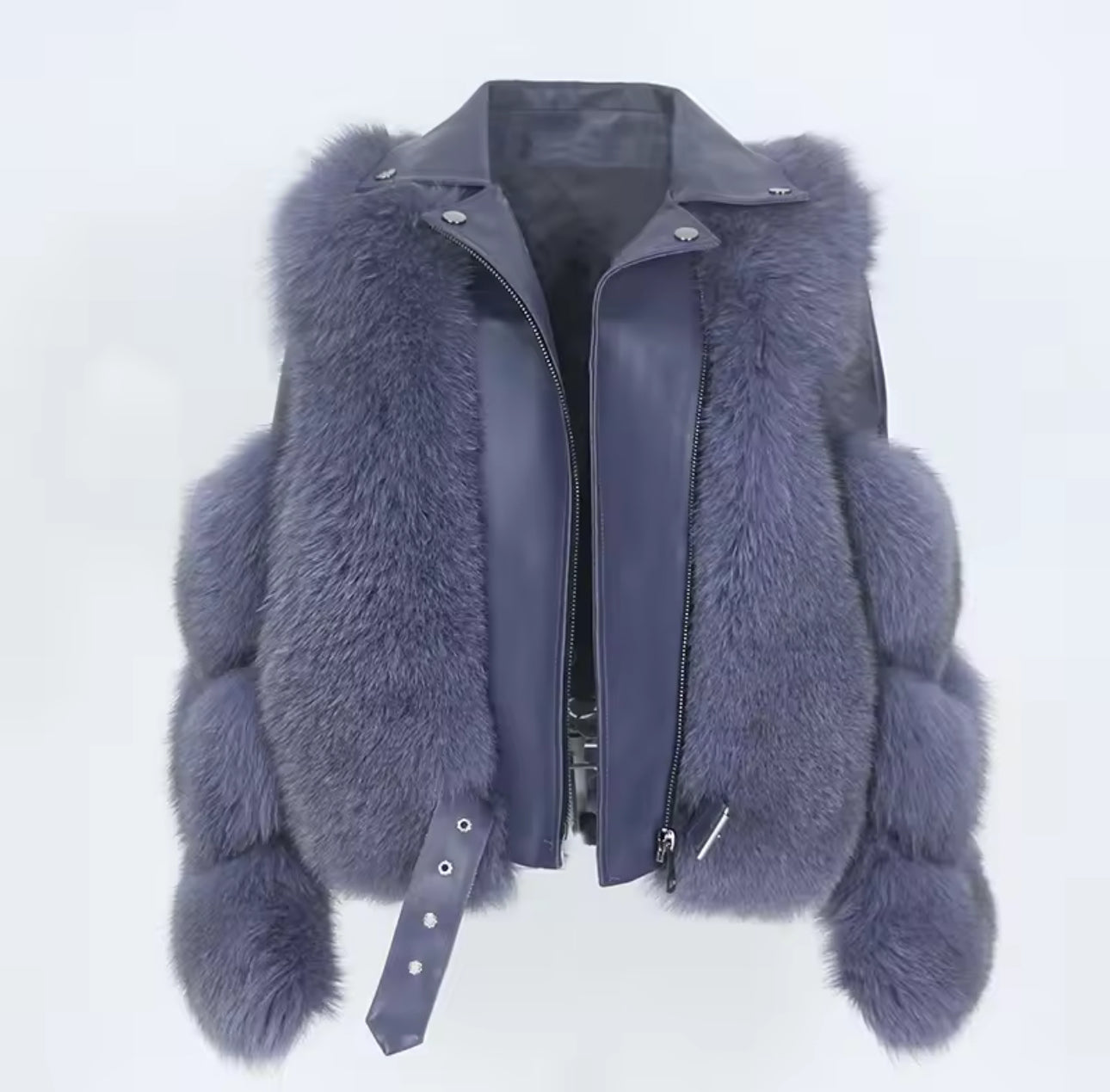 Leather X Fox Fur Jackets