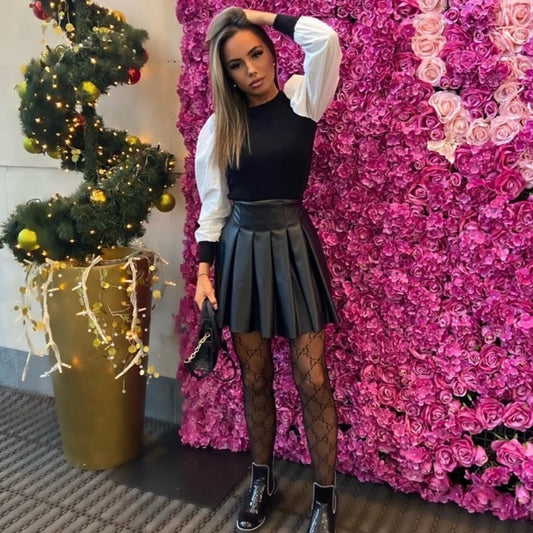 ‘GiGi’ Black Pattern Tights