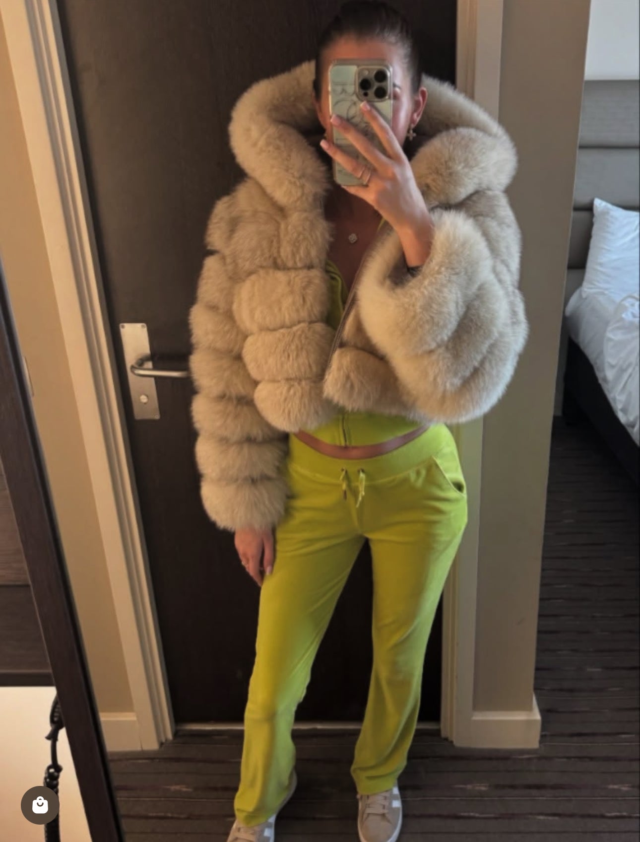 Hooded Premium Fur Coats