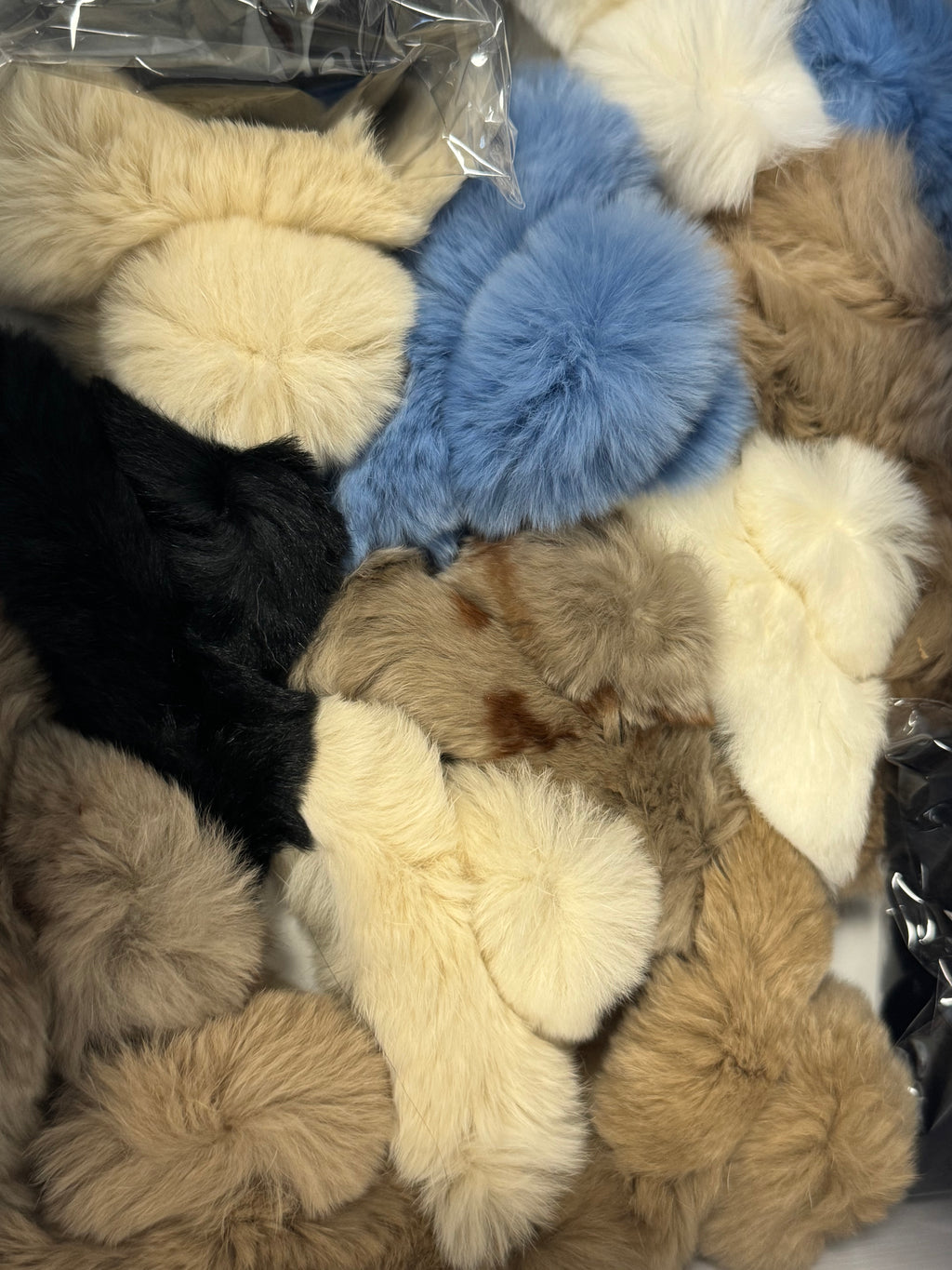 Real Fur Claw Clip