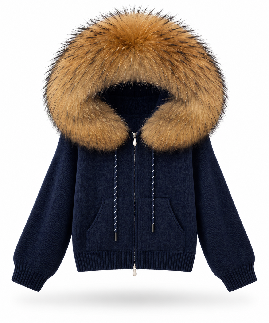 Real Raccoon Fur Hoodies