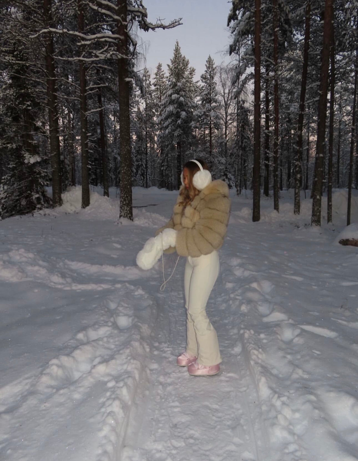 Premium Ultra Thick Hooded Full Sleeve Fox Fur Coats