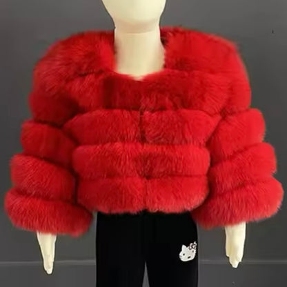 Mini’s Premium Fox Fur Coats ‘Bright Colours’ (10/18 Day Delivery)