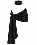 Blossom Mini Sarong & Choker in Black