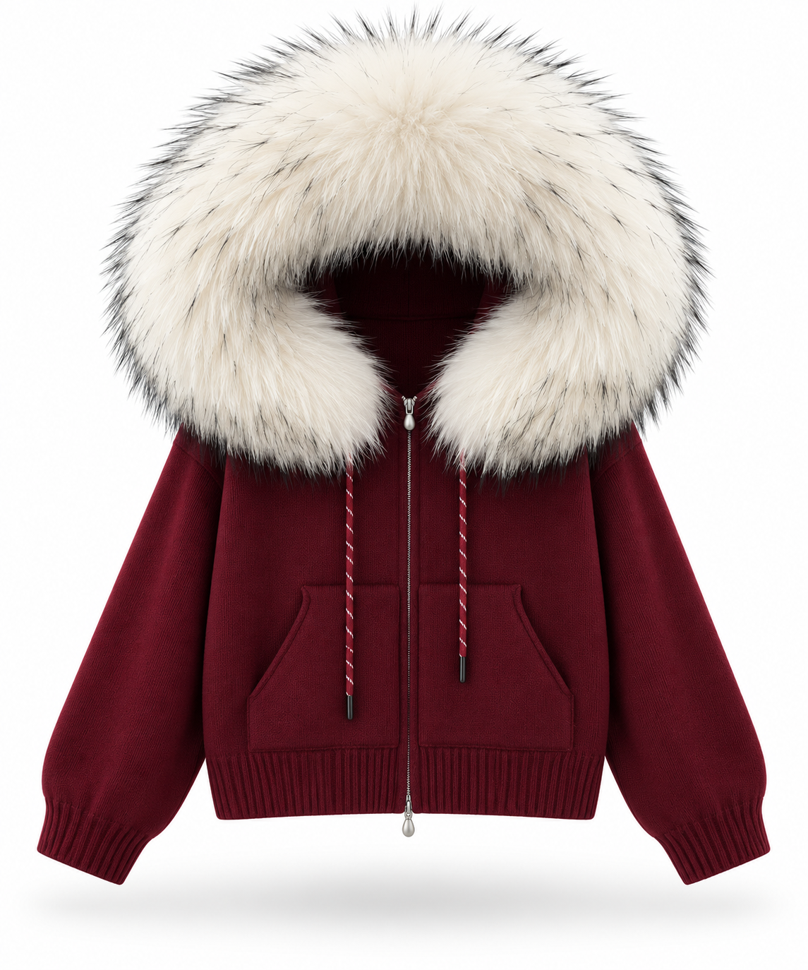 Real Raccoon Fur Hoodies