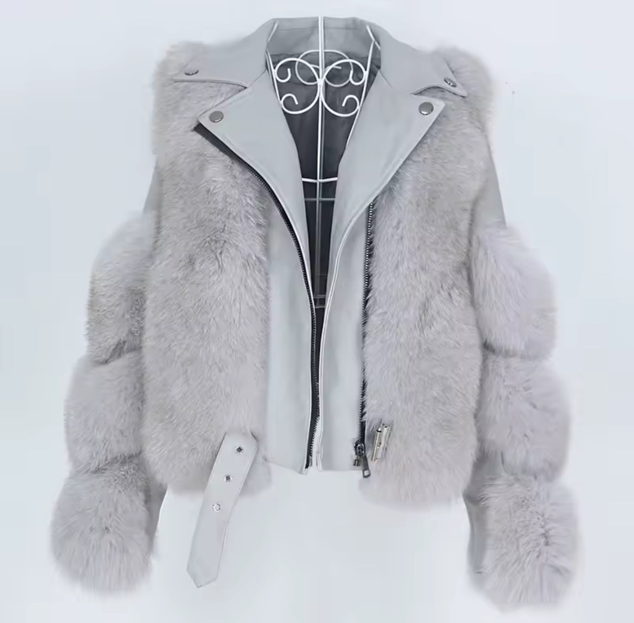 Leather X Fox Fur Jackets