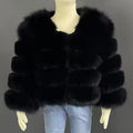 Mini’s Premium Fox Fur Coats ‘Neutrals’ (10/18 Day Delivery)