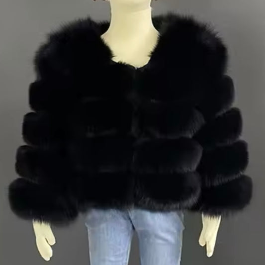 Mini’s Fox Fur Coats ‘Neutrals’ (10/18 Day Delivery)