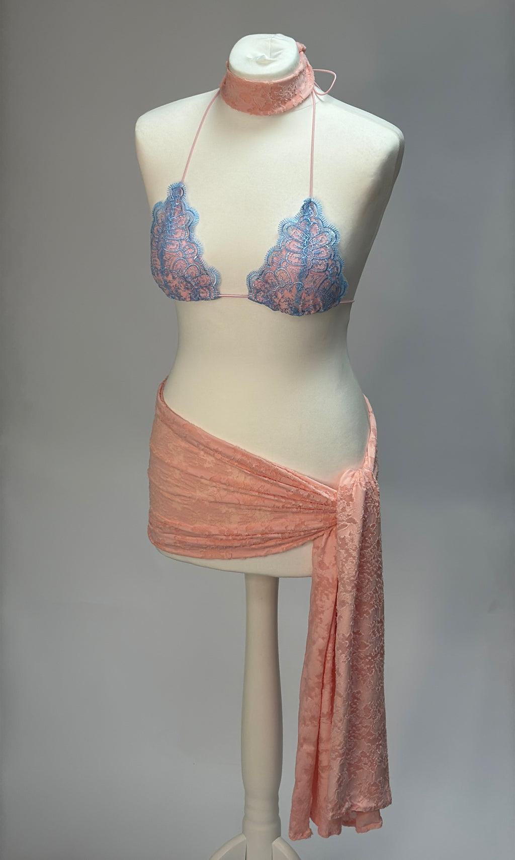 The Pink Blossom Mini Sarong & Choker