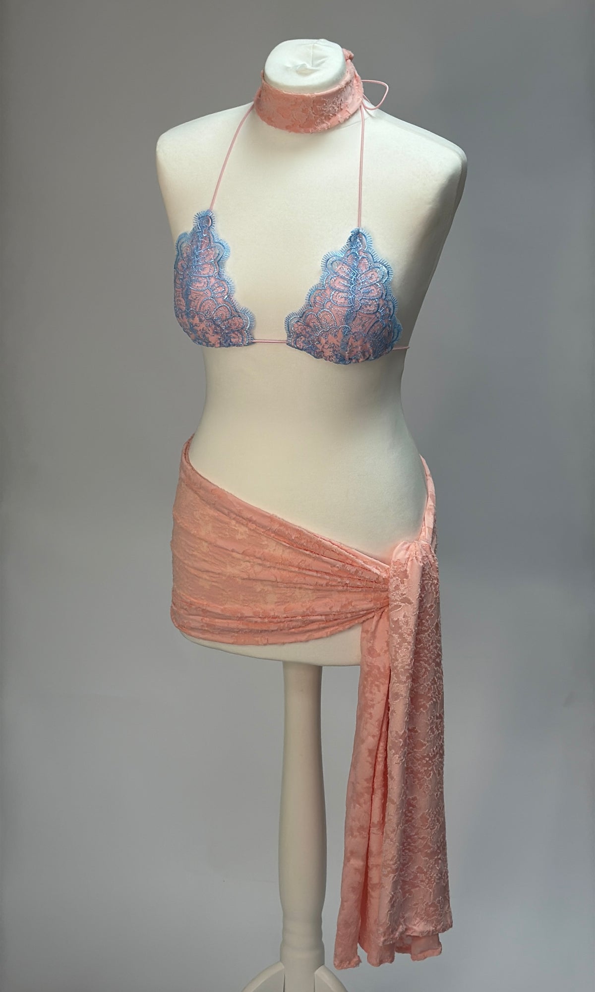 The Pink Blossom Mini Sarong & Choker