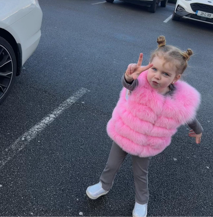 Mini’s Premium Fox Fur Coats ‘Bright Colours’ (10/18 Day Delivery)