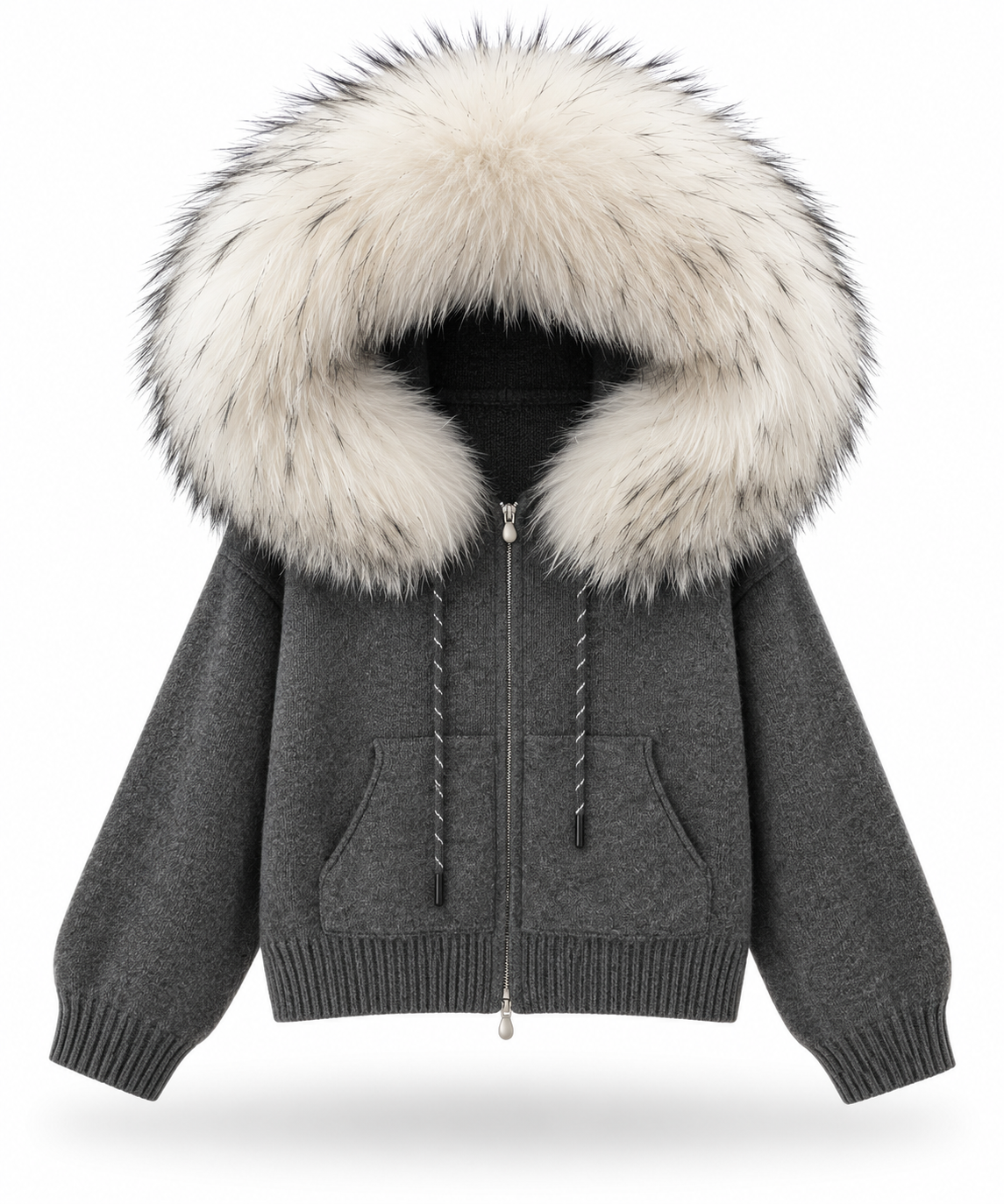 Real Raccoon Fur Hoodies