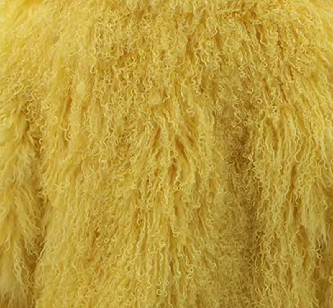 ‘Mina’ Mongolian Lamb Fur Coat (8/10 Days Delivery)