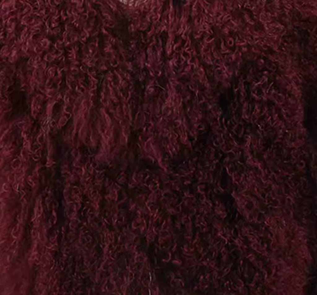 ‘Mina’ Mongolian Lamb Fur Coat (8/10 Days Delivery)