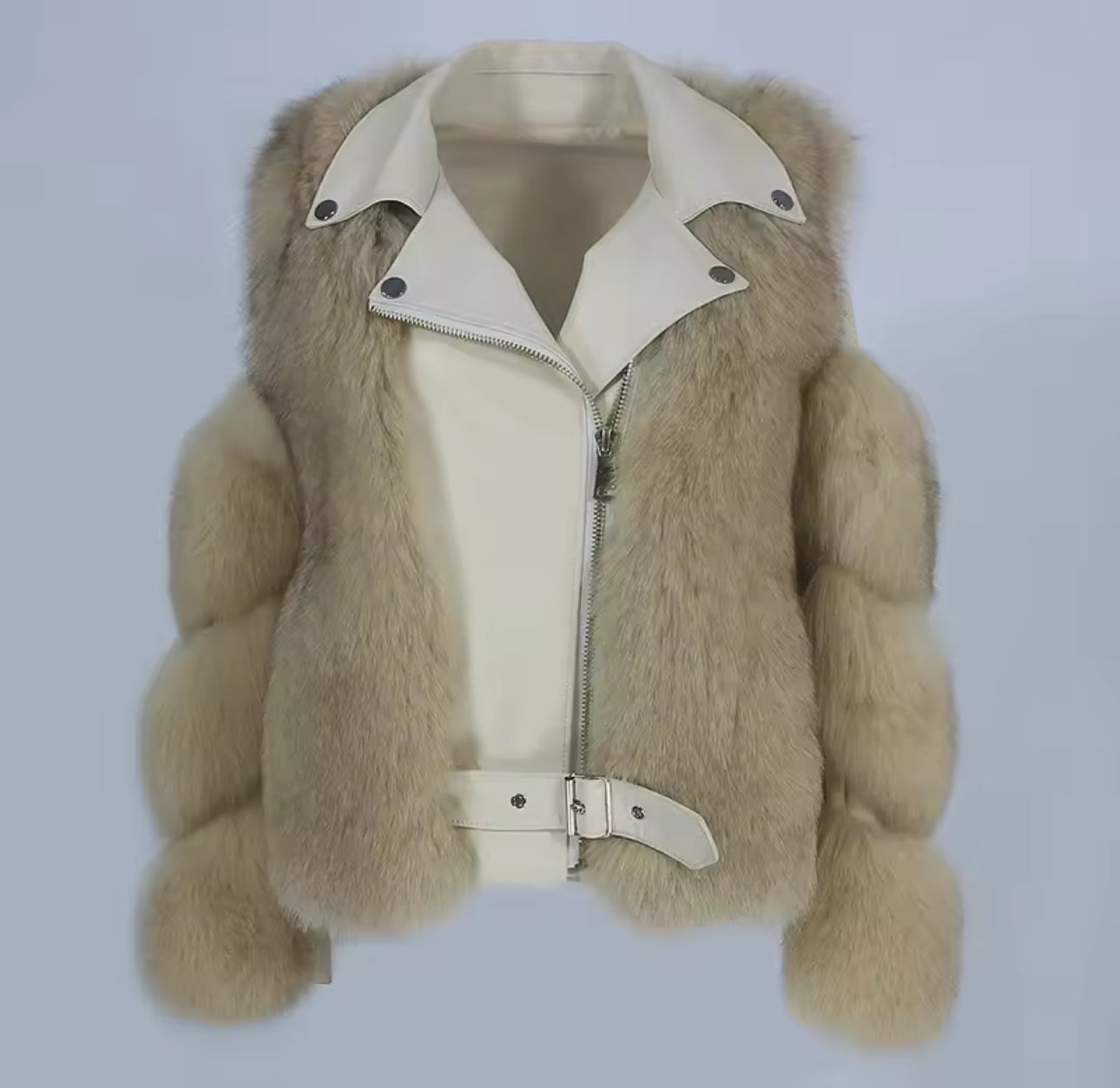 Leather X Fox Fur Jackets