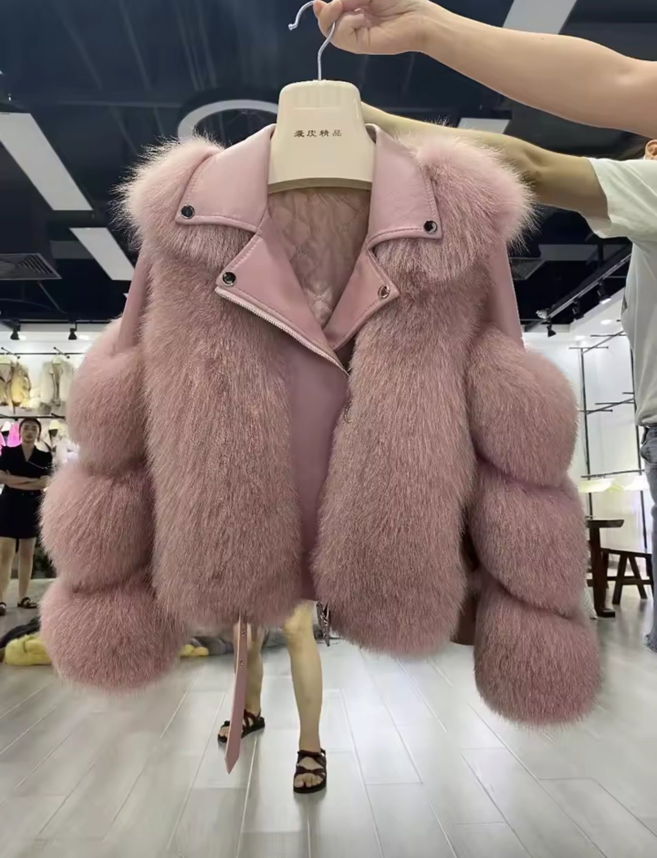 Leather X Fox Fur Jackets