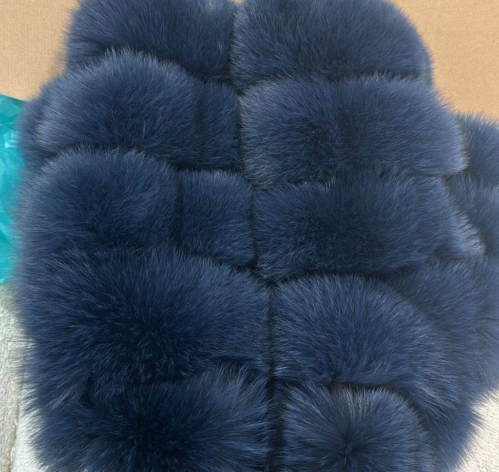 Mini’s Premium Fox Fur Coats ‘Neutrals’ (10/18 Day Delivery)