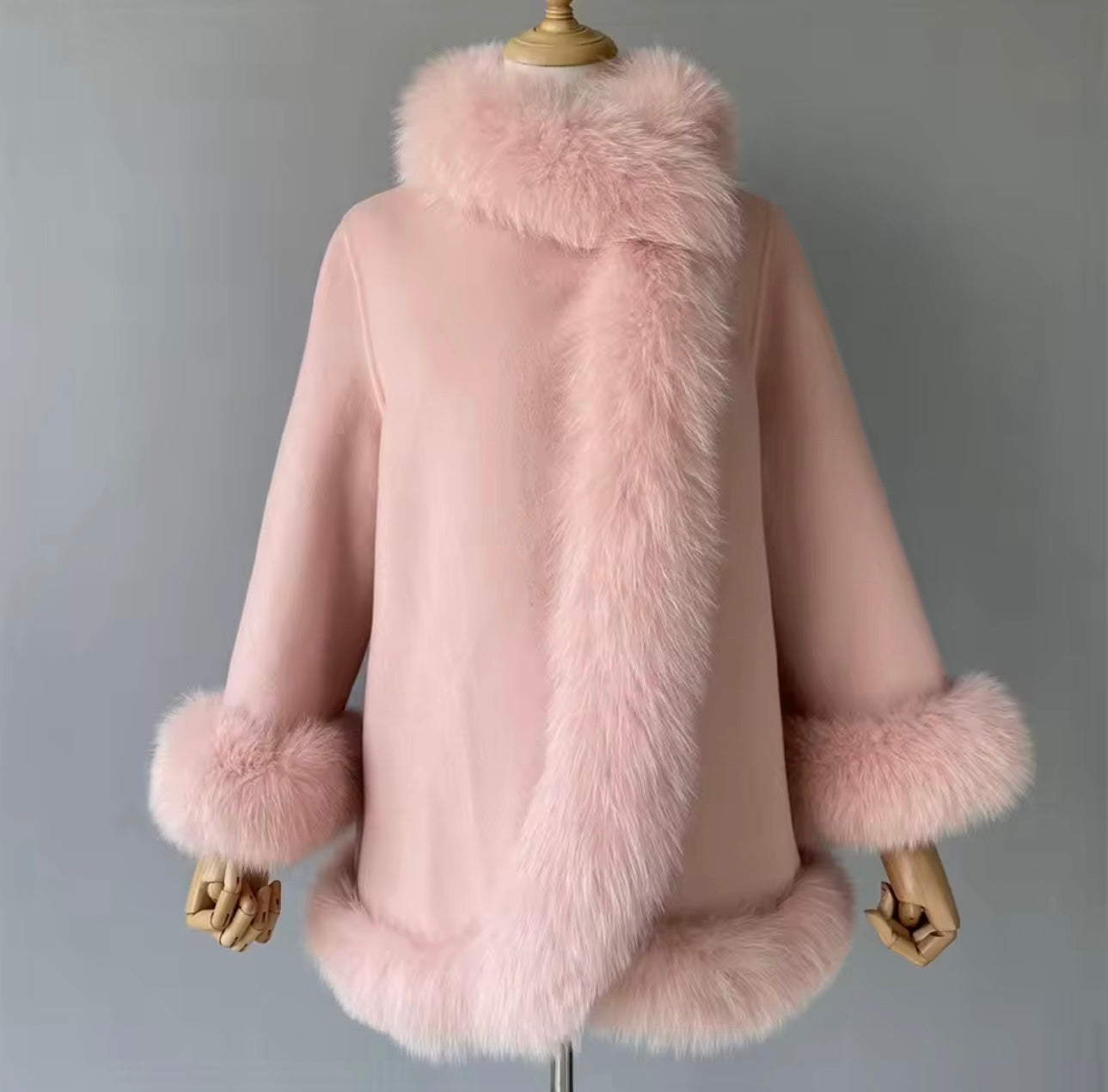 ‘Verity’ Fox Fur Cape