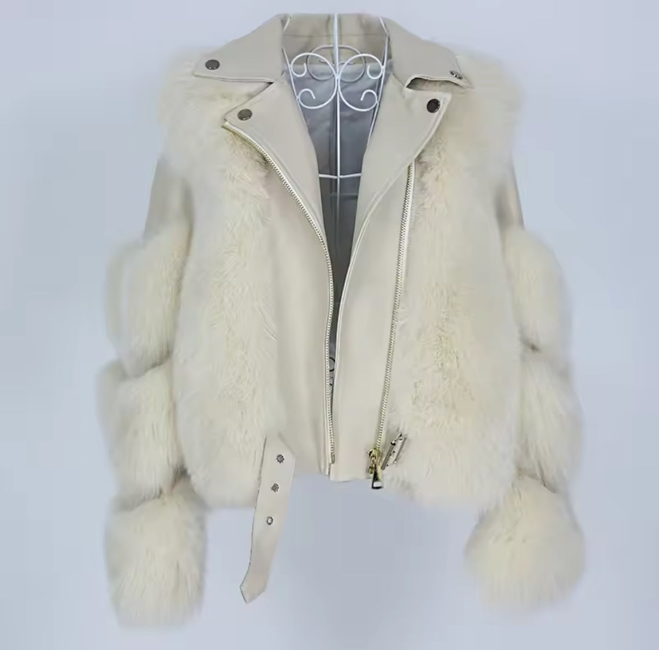 Leather X Fox Fur Jackets