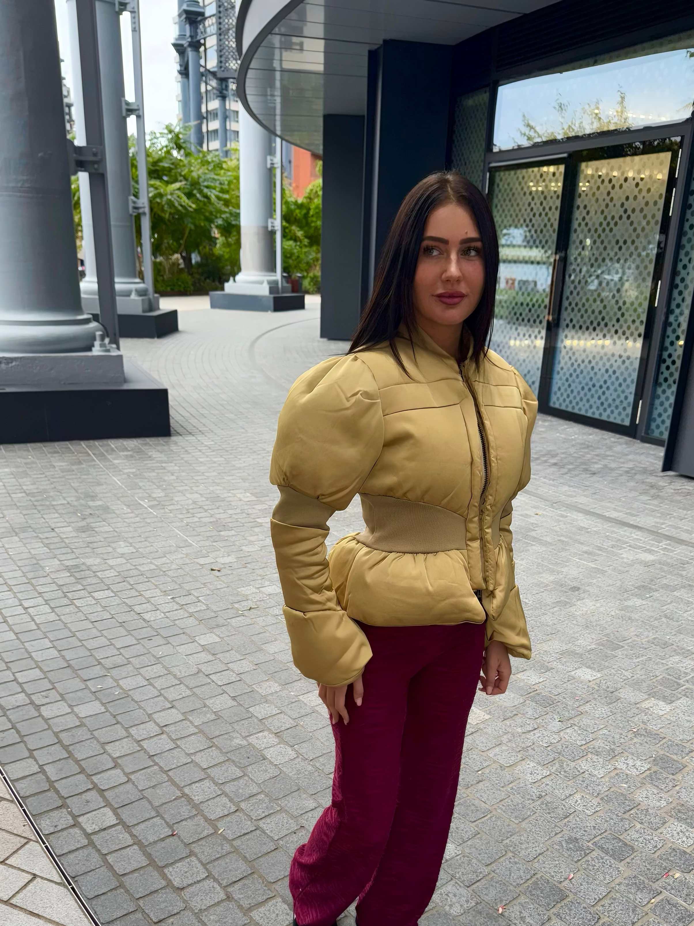 ‘Nellie’ Structured Puffer Jacket