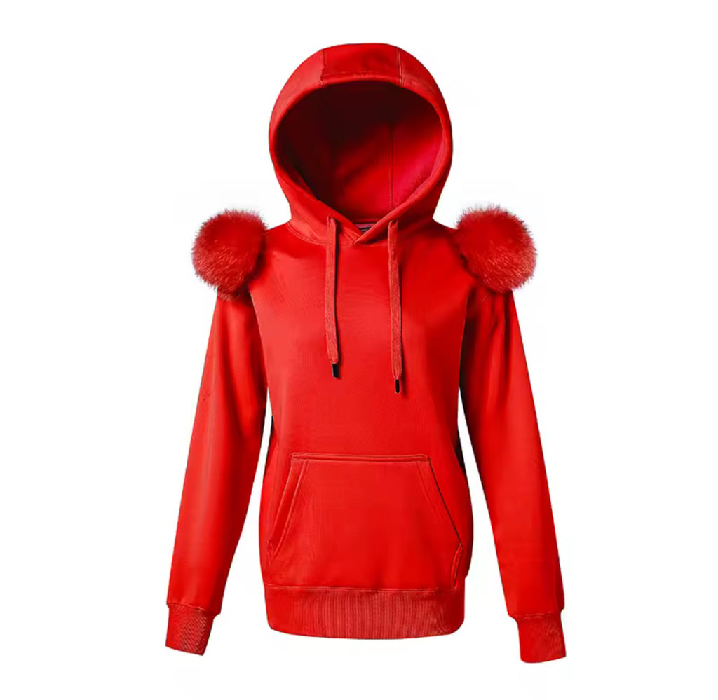 ‘Elara’ Real Fox Fur Jumper