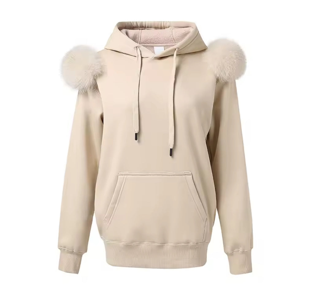 ‘Elara’ Real Fox Fur Jumper