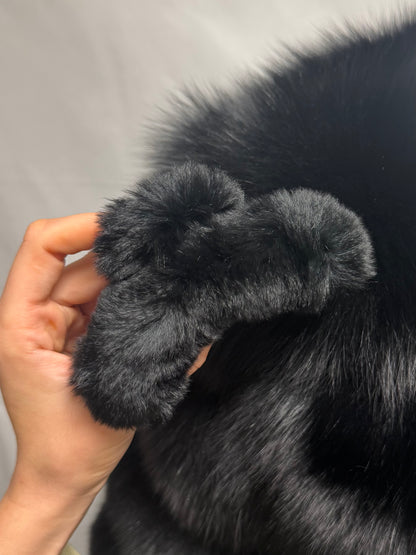 Real Fur Claw Clip