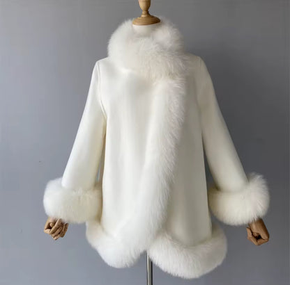 ‘Verity’ Fox Fur Cape