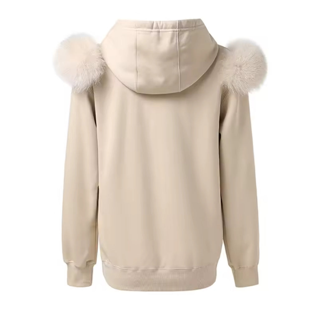 ‘Elara’ Real Fox Fur Jumper