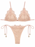 ‘Vienna’ Lace Bikini - ballerina pink