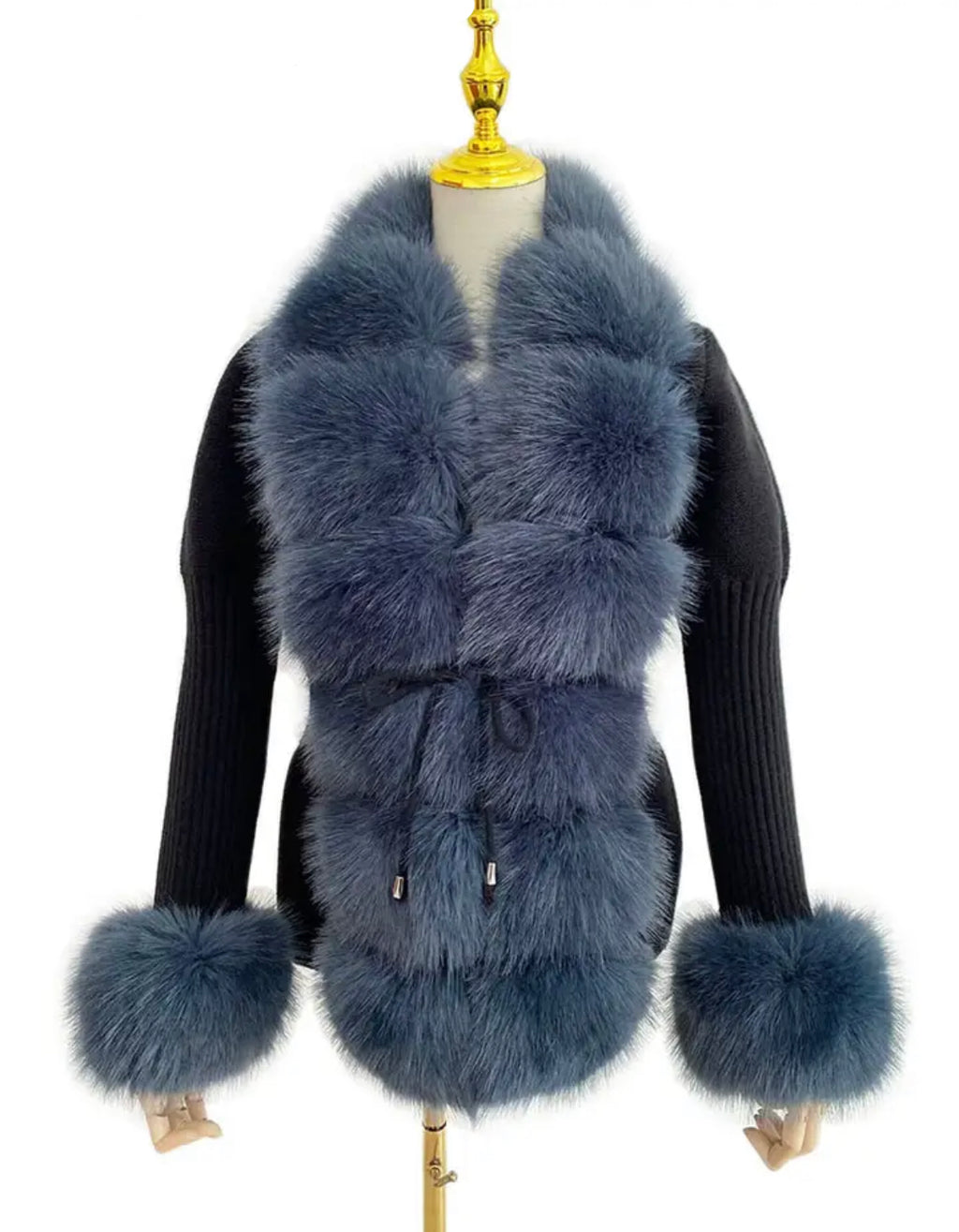 Faux Fur Trim Cardigans [2/4 Weeks]
