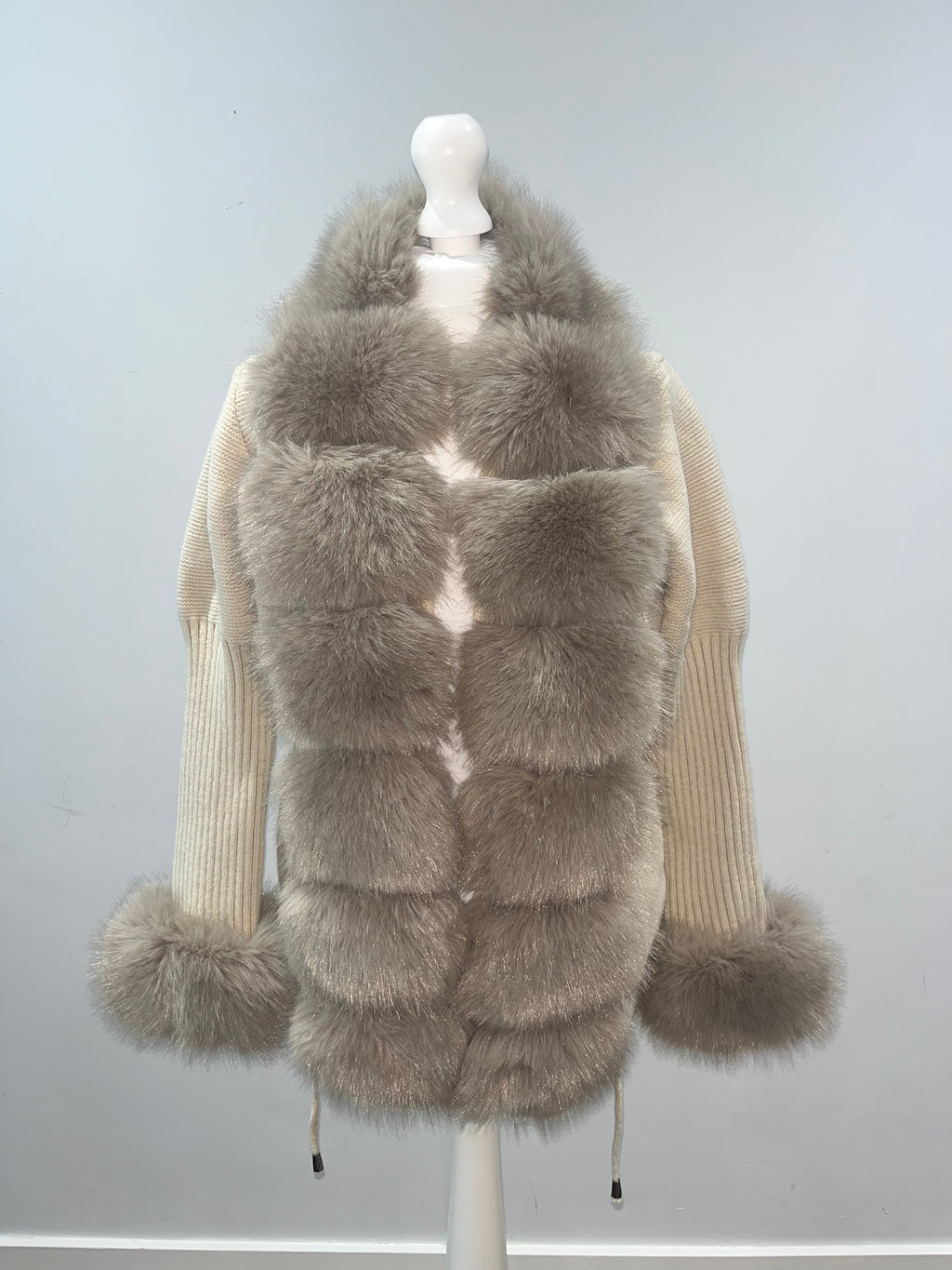 Faux Fur Trim Cardigans [2/4 Weeks]