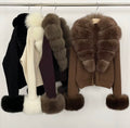 ‘Aspen’ Fox Fur Cardigans