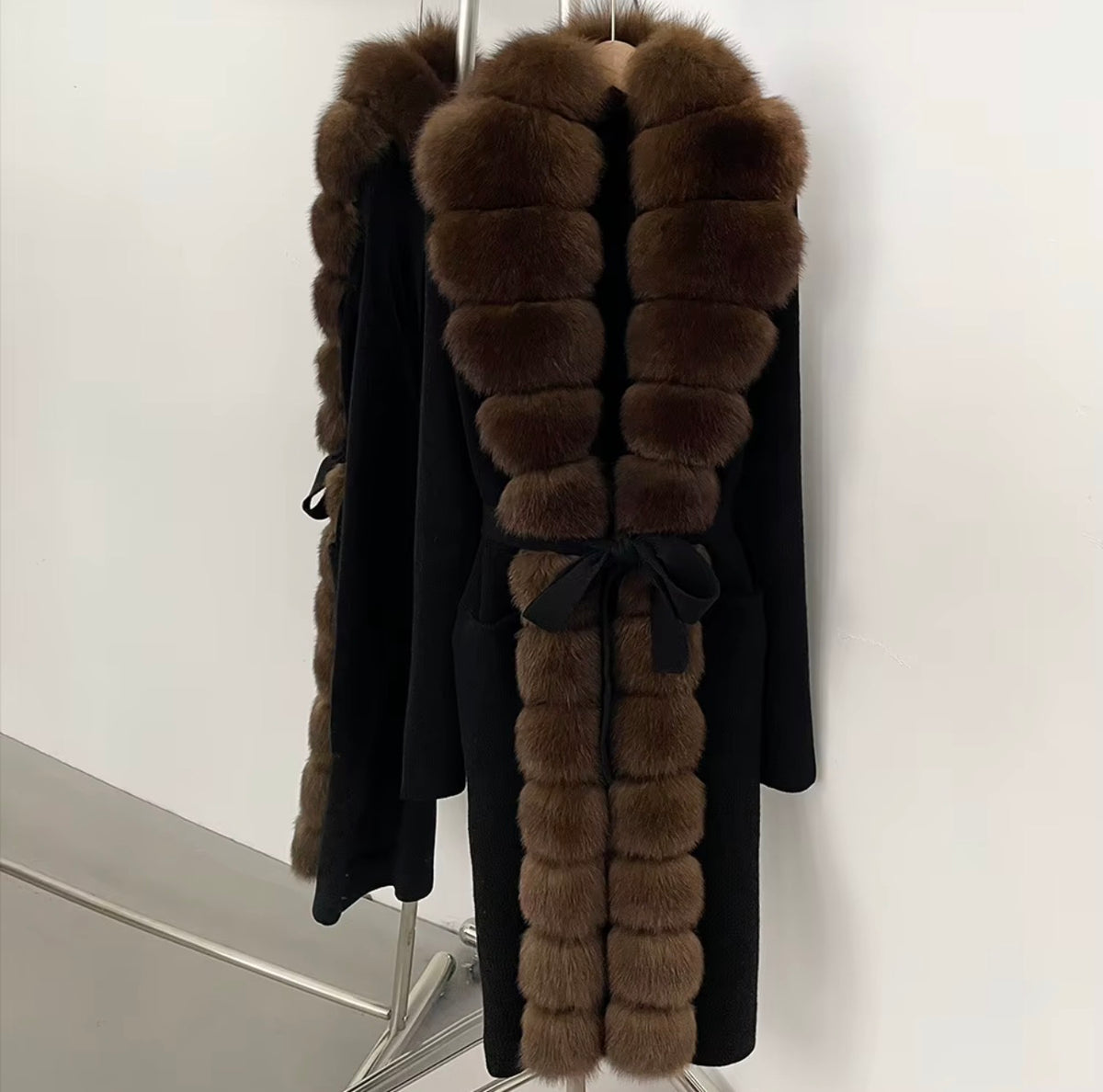 The Fox Fur Cashmere Cardigan