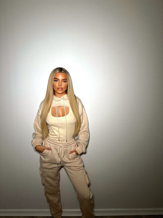 3 Piece Cropped Tracksuit