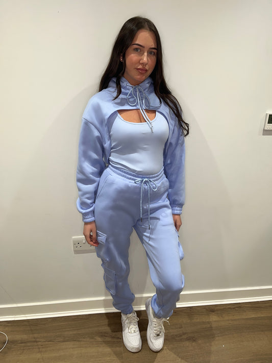 3 Piece Cropped Tracksuit